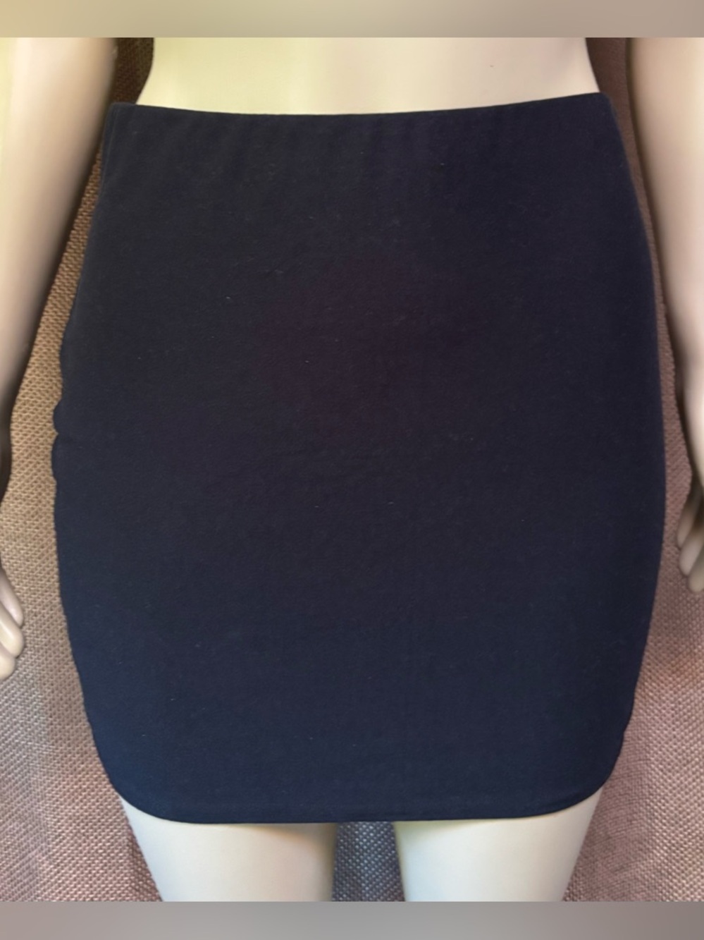 PrettyLittleThing Black Bodycon Mini Skirt